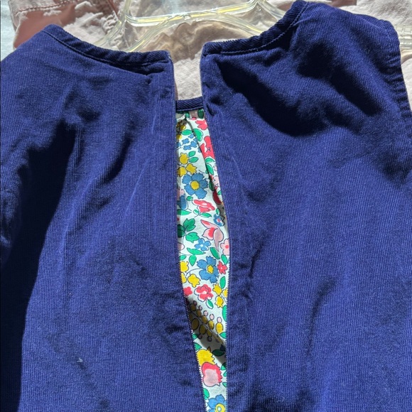 Mini Boden Dark Blue Dress with Cat Pockets Size 11-12 Years - Picture 3 of 4